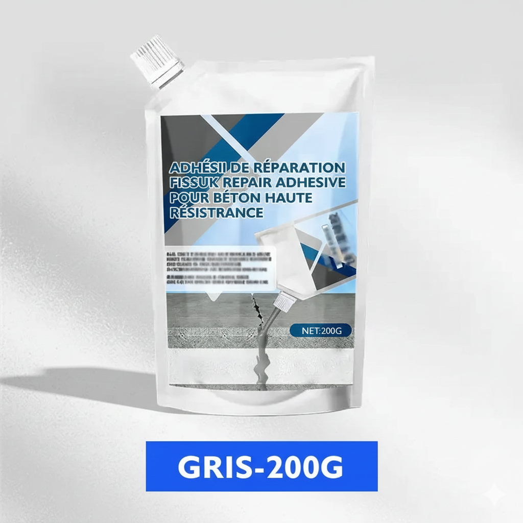 Réparation Fissures Béton – Adhésif Haute Résistance