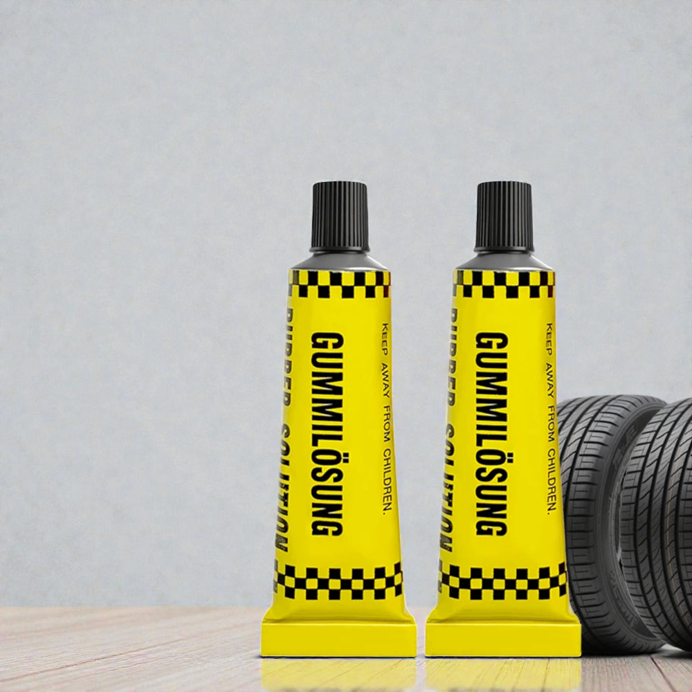 Colle Réparation Pneus et Chambres à Air - Adhésif Crevaison Vélo, Moto, Auto (12g)