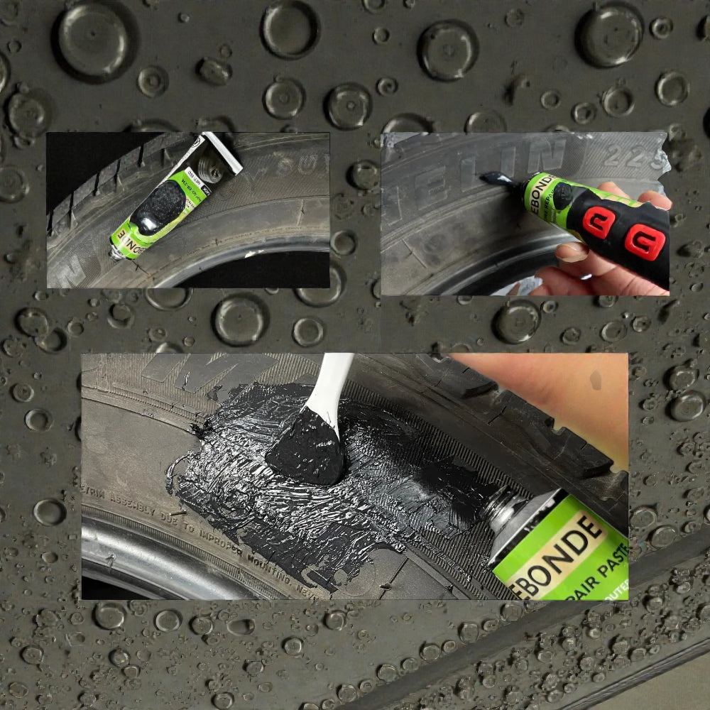 Mastic Réparation Pneus Voiture & Vélo –  Résiste Haute Température (55g)