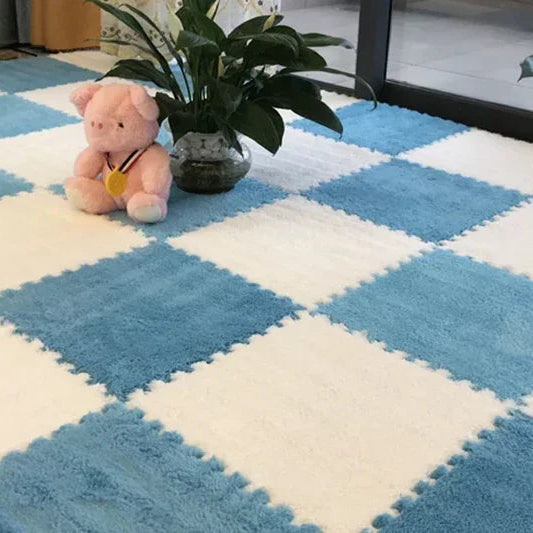 Tapis de sol puzzle doux maison - Confort moelleux, isolant & modulable