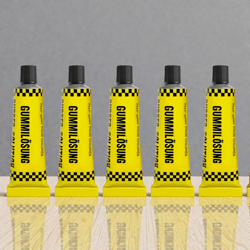 Colle Réparation Pneus et Chambres à Air - Adhésif Crevaison Vélo, Moto, Auto (12g)