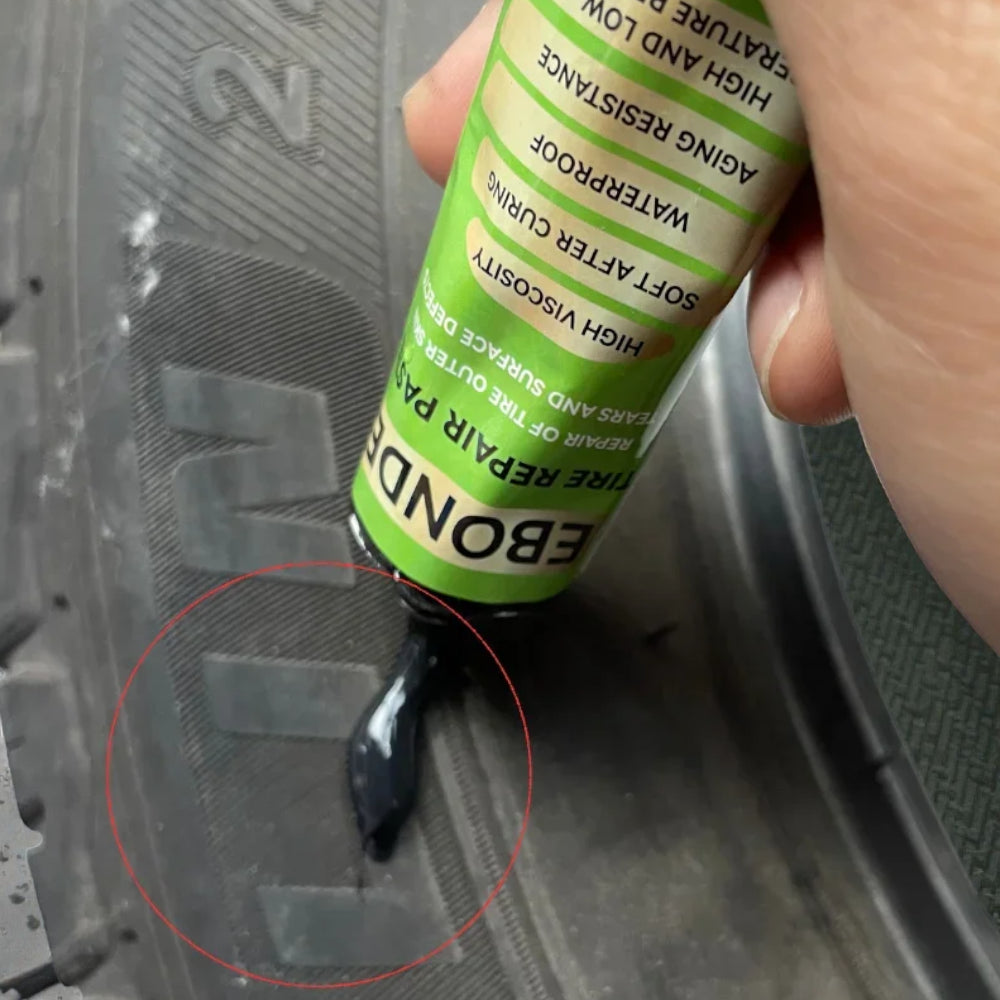 Mastic Réparation Pneus Voiture & Vélo –  Résiste Haute Température (55g)