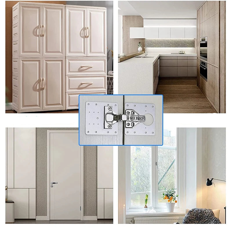 Kit Réparation Charnière Armoire | Réparez Trous et Portes Arrâchées