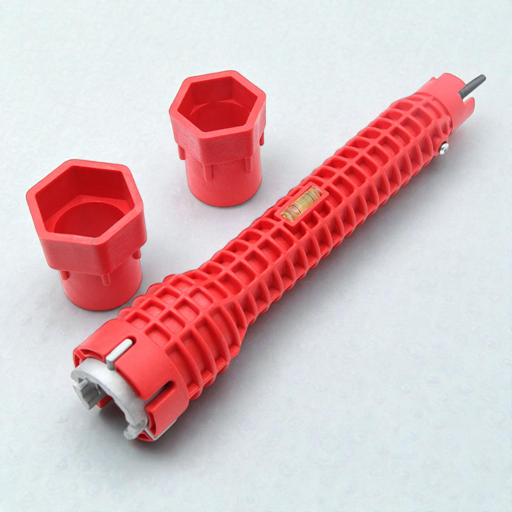 Clé d'Évier Multifonction 8-en-1 : Outil de Montage de Robinet