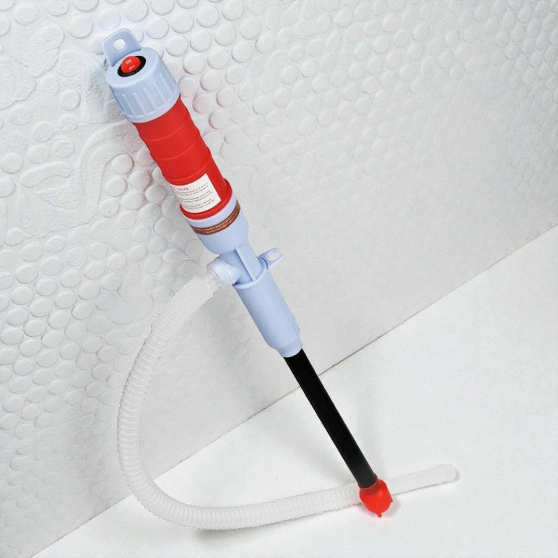 Pompe à Siphon Électrique - Transfert Carburant, Essence & Eau sans Effort