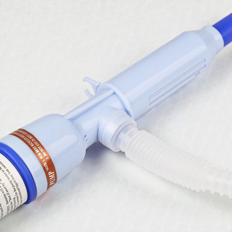 Pompe à Siphon Électrique - Transfert Carburant, Essence & Eau sans Effort