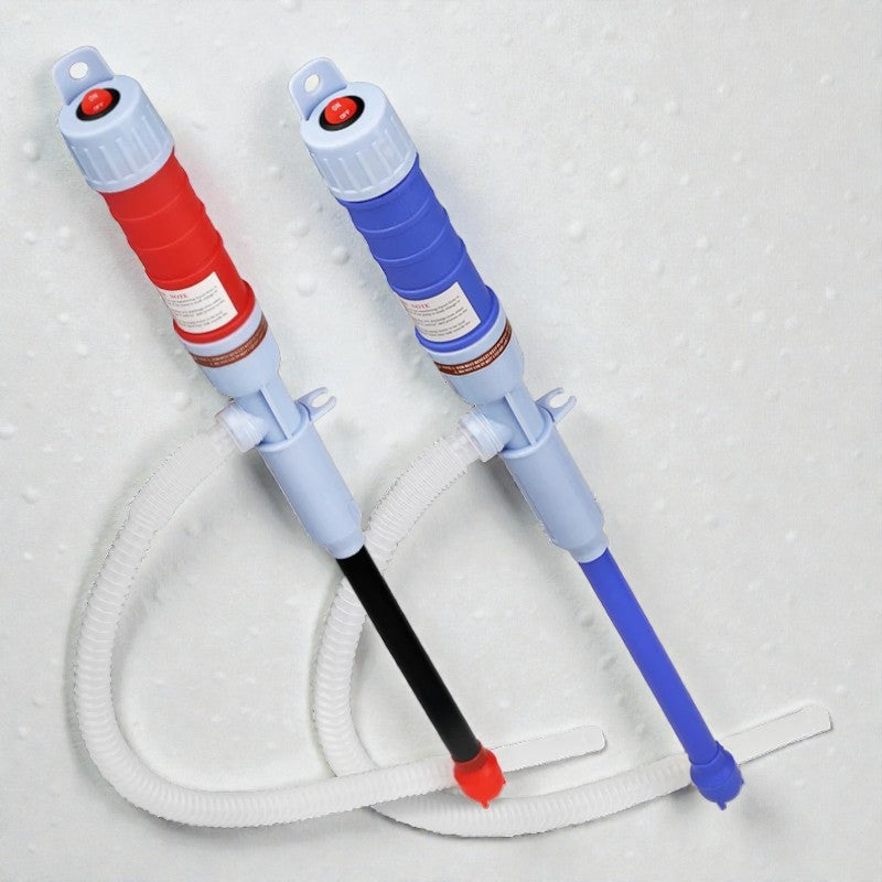 Pompe à Siphon Électrique - Transfert Carburant, Essence & Eau sans Effort