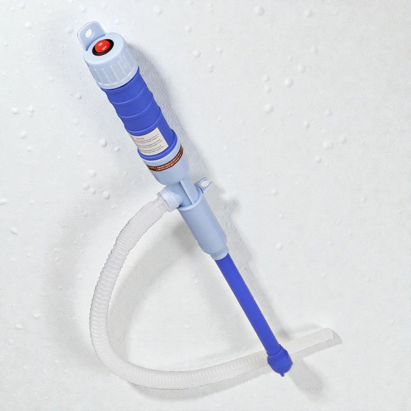 Pompe à Siphon Électrique - Transfert Carburant, Essence & Eau sans Effort