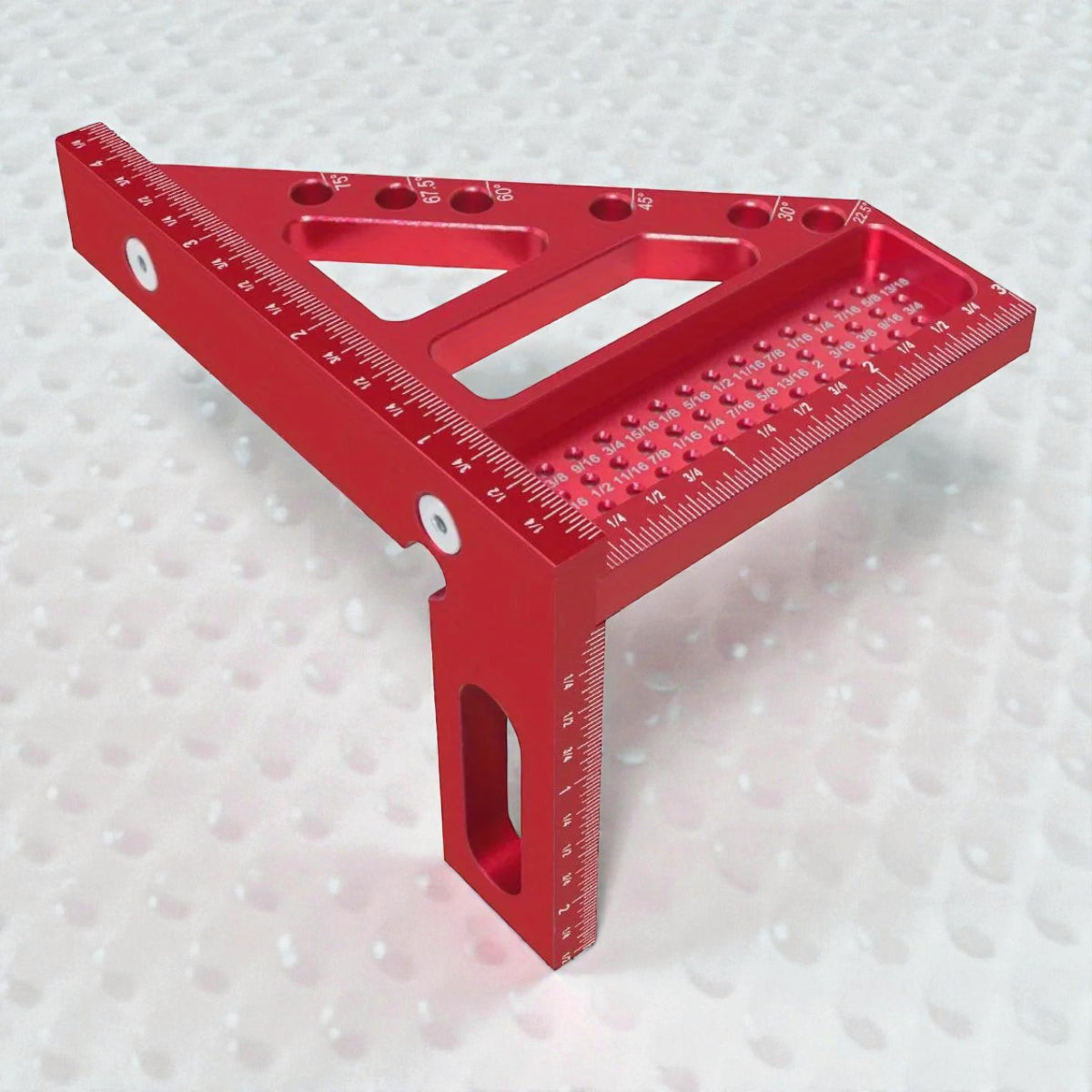 3D Multi-Angle Measuring Ruler - Precise Woodworking Square 45°/90° 