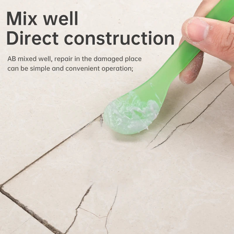 Réparation Carrelage & Marbre – Résine Époxy AB