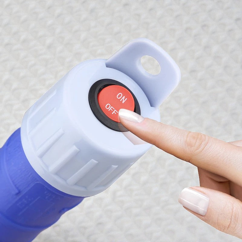 Pompe à Siphon Électrique - Transfert Carburant, Essence & Eau sans Effort