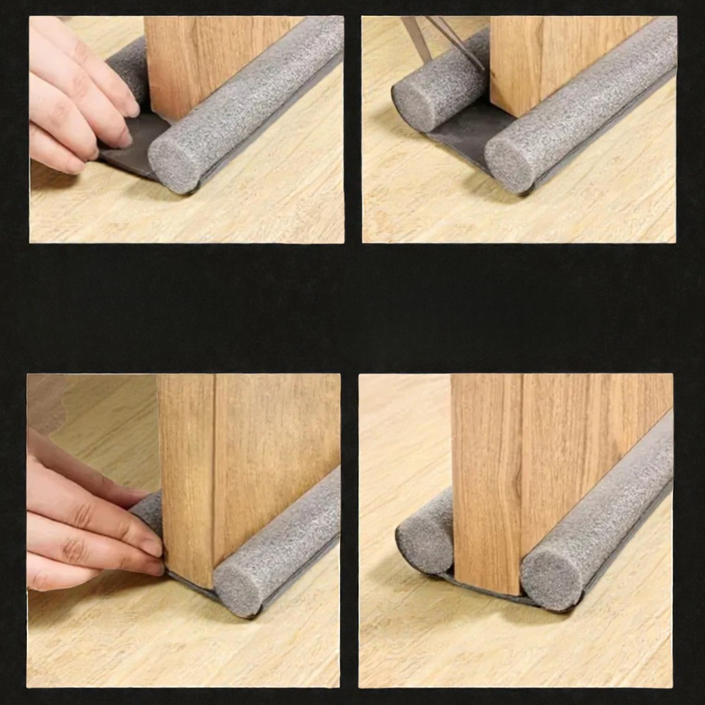 Bande d'Étanchéité Bas de Porte | Isophonique, Anti-Froid & Anti-Bruit