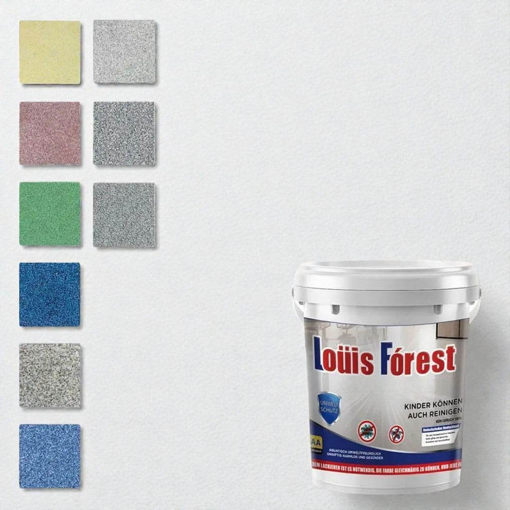 Louis Forest Epoxid-Bodenfarbe in Marmoroptik – wasserfeste, selbstnivellierende Beschichtung 