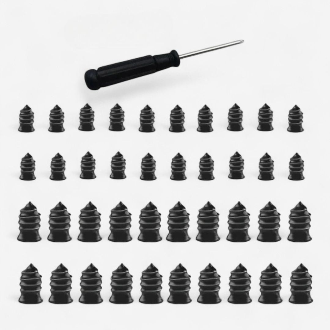 Kit de Réparation Pneus Tubeless à Visser (Auto-Obturant) - Sans Colle pour Voiture, Moto & SUV